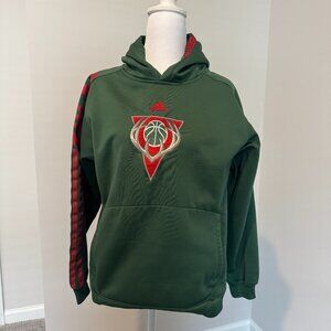 Adidas Milwaukee Bucks Hoodie | NBA Basketball Sweatshirt